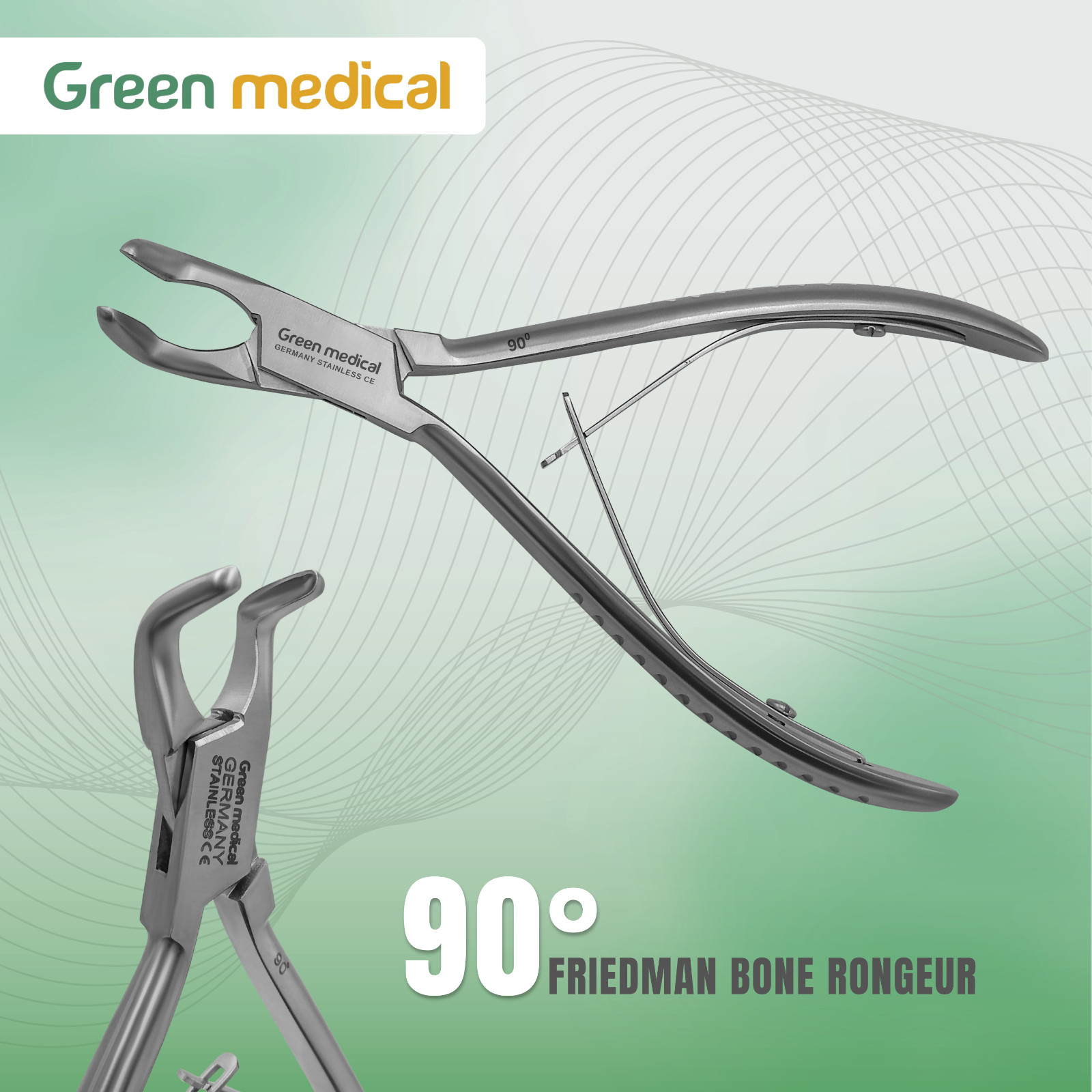 Blumenthal Bone Rongeur 90 Degree 6″ Surgical Dental Instruments German Grade